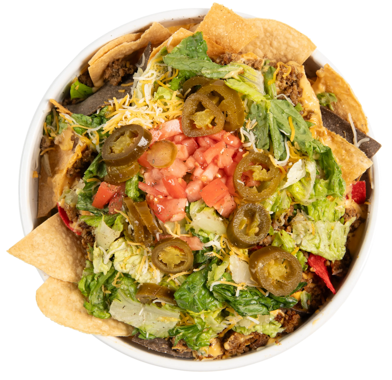over the top beef nacho