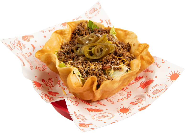 edible taco bowl