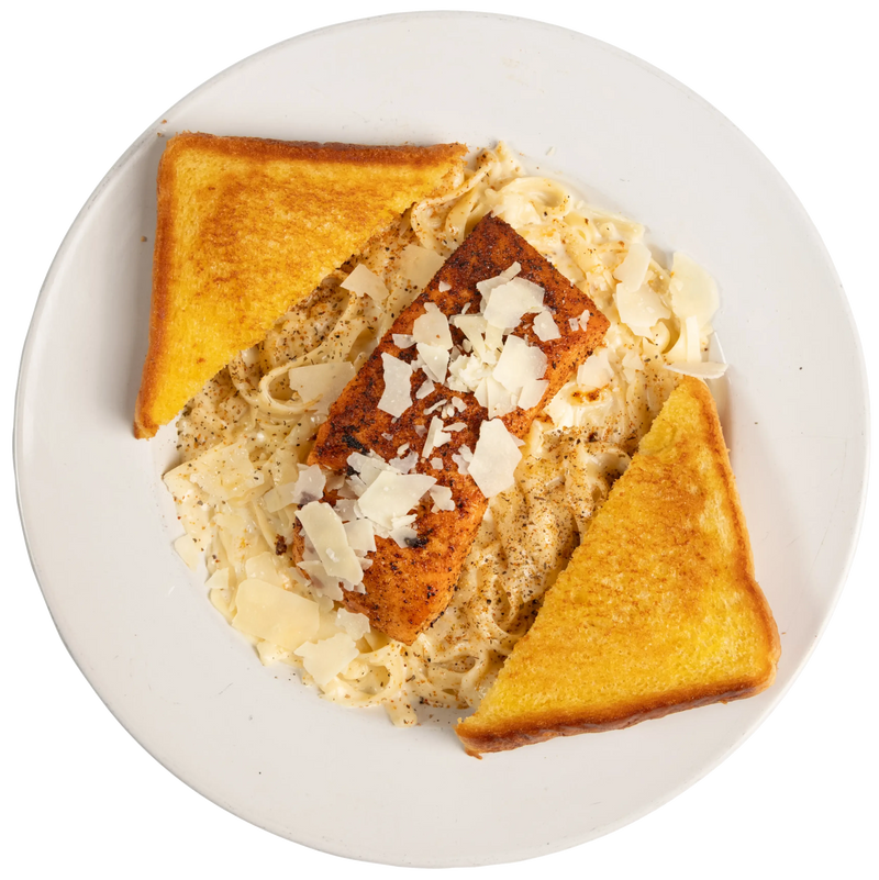 salmon alfredo